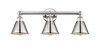 INNOVATIONS 616-3W-PN-M8-PN Smithfield 3 Light Bath Vanity Light part of the Ballston Collection Polished Nickel