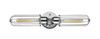 INNOVATIONS 900-2W-PC-CE225-LED Muselet 2 Light Bath Vanity Light part of the Austere Collection Polished Chrome