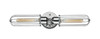 INNOVATIONS 900-2W-PC-CE225 Muselet 2 Light Bath Vanity Light part of the Austere Collection Polished Chrome