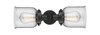 INNOVATIONS 900H-2W-OB-G52-LED Small Bell 2 Light Bath Vanity Light part of the Austere Collection Oil Rubbed Bronze