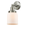 INNOVATIONS 900H-1W-SN-G51 Small Bell 1 Light Bath Vanity Light part of the Austere Collection Brushed Satin Nickel