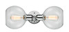 INNOVATIONS 900-2W-PC-G122 Sphere 2 Light Bath Vanity Light part of the Austere Collection Polished Chrome