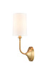 INNOVATIONS 372-1W-SG-S1-LED Giselle 1 Light 5 inch Sconce Satin Gold