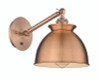 INNOVATIONS 317-1W-AC-M14-AC Adirondack 1 8.125 inch Sconce Antique Copper