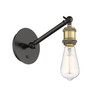 INNOVATIONS 317-1W-BAB Belfast 1 Light Sconce part of the Ballston Collection Black Antique Brass