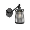 INNOVATIONS 317-1W-BK-M18-BK Nestbrook 1 5 inch Sconce Matte Black