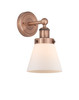 INNOVATIONS 616-1W-AC-G61 Cone 1 6.5 inch Sconce Antique Copper