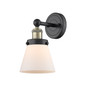 INNOVATIONS 616-1W-BAB-G61 Cone 1 6.5 inch Sconce Black Antique Brass
