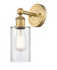 INNOVATIONS 616-1W-BB-G802 Clymer 1 3.875 inch Sconce Brushed Brass