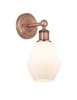INNOVATIONS 616-1W-AC-G651-6 Cindyrella 1 6 inch Sconce Antique Copper