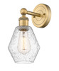 INNOVATIONS 616-1W-BB-G654-6 Cindyrella 1 6 inch Sconce Brushed Brass