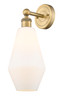INNOVATIONS 616-1W-BB-G651-7 Cindyrella 1 7 inch Sconce Brushed Brass