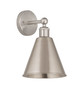 INNOVATIONS 616-1W-SN-MBC-8-SN Ballston Cone 1 8 inch Sconce Satin Nickel