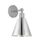 INNOVATIONS 616-1W-PC-MBC-8-PC Ballston Cone 1 8 inch Sconce Polished Chrome