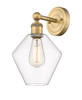 INNOVATIONS 616-1W-BB-G652-8 Cindyrella 1 8 inch Sconce Brushed Brass