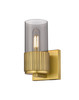 INNOVATIONS 428-1W-BB-G428-7SM Bolivar 1 5 inch Sconce Brushed Brass