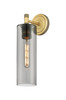INNOVATIONS 434-1W-BB-G434-12SM Crown Point 1 4.5 inch Sconce Brushed Brass