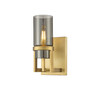 INNOVATIONS 426-1W-BB-G426-8SM Utopia 1 4.75 inch Sconce Brushed Brass