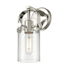 INNOVATIONS 423-1W-PN-G423-7SDY Pilaster II Cylinder 1 4.5 inch Sconce Polished Nickel
