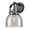 INNOVATIONS 423-1W-BK-G412-6SM Pilaster II Bell 1 6.5 inch Sconce Matte Black