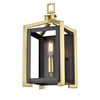 INNOVATIONS 376-1W-BSB-6 Wiscoy 1 6.25 inch Sconce Black Satin Brass