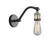 INNOVATIONS 515-1W-BAB Double Swivel 1 Light Sconce part of the Franklin Restoration Collection Black Antique Brass