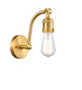 INNOVATIONS 515-1W-SG Double Swivel 1 Light Sconce part of the Franklin Restoration Collection Satin Gold