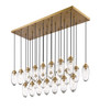 Z-LITE 651P-23L-RB 23-Light Chandelier, Rubbed Brass