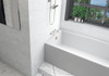 Elegant Kitchen and Bath BT202-L3260GW Alcove soaking bathtub 32x60 inch left drain in glossy white