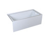 Elegant Kitchen and Bath BT202-R3260GW Alcove soaking bathtub 32x60 inch right drain in glossy white