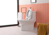 Elegant Kitchen and Bath TOL2001 Winslet One-piece elongated Toilet 28x15x30 in White