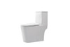 Elegant Kitchen and Bath TOL2003 Winslet One-piece floor Square Toilet 27x14x31 in White