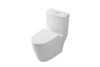 Elegant Kitchen and Bath TOL2002 Winslet One-piece elongated Toilet 28x16x29 in White