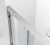 Elegant Kitchen and Bath SD303-6076PCH Semi-frameless shower door 60 x 76 Polished Chrome