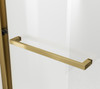 Elegant Kitchen and Bath SD303-6076BGD Semi-frameless shower door 60 x 76 Brushed Gold