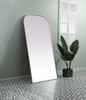 Elegant Decor MR1FL3572SIL Metal Frame Arch Full Length Mirror 35x72 Inch in Silver