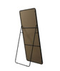 Elegant Decor MR80FL3272BK Soft Corner Metal Rectangle Full Length Mirror 32x72 Inch in Black