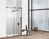 Elegant Kitchen and Bath SD101-4876MBK Frameless shower door 48 x 76 Matte Black