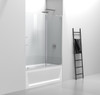 Elegant Kitchen and Bath TD444-6060PCH Frameless tub door 60 x 60 Polished Chrome