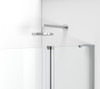 Elegant Kitchen and Bath TD444-6060PCH Frameless tub door 60 x 60 Polished Chrome