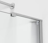 Elegant Kitchen and Bath TD444-6060PCH Frameless tub door 60 x 60 Polished Chrome