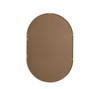 Elegant Decor MR2A2436BRS Metal Frame Oval Mirror 24x36 Inch in Brass
