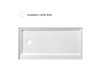 Elegant Kitchen and Bath STY01-L6030 60x30 inch Single threshold shower tray left drain in glossy white