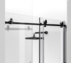 Elegant Kitchen and Bath TD111-6060MBK Frameless tub door 60 x 60 Matte Black