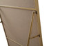 Elegant Decor MR80FL3060BR Soft Corner Metal Rectangle Full Length Mirror 30x60 Inch in Brass