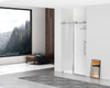 Elegant Kitchen and Bath SD101-4876BNK Frameless shower door 48 x 76 Brushed Nickel
