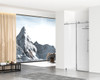 Elegant Kitchen and Bath SD101-4876BNK Frameless shower door 48 x 76 Brushed Nickel