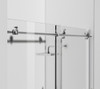 Elegant Kitchen and Bath SD101-4876BNK Frameless shower door 48 x 76 Brushed Nickel