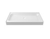 Elegant Kitchen and Bath STY01-C4832 48x32 inch Single threshold shower tray center drain in glossy white