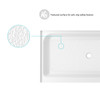 Elegant Kitchen and Bath STY01-C6032 60x32 inch Single threshold shower tray center drain in glossy white